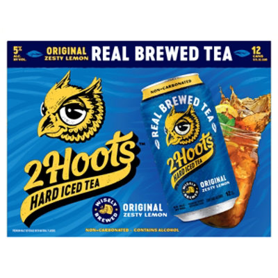 2 Hoots Hard Iced Tea Original In Cans Multipack - 12-12 Fl. Oz. - Image 4