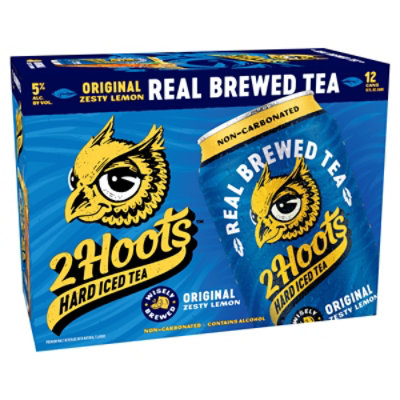 2 Hoots Hard Iced Tea Original In Cans Multipack - 12-12 Fl. Oz. - Image 3