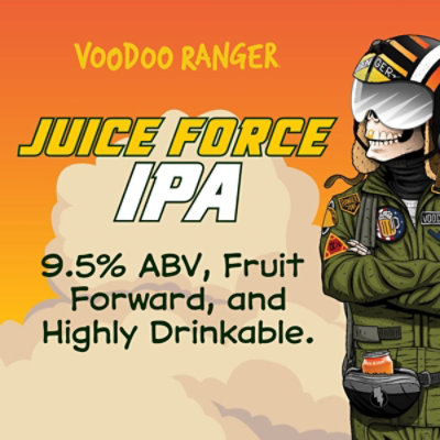 New Belgium Brewing Voodoo Ranger Juice Force IPA Beer 9.5% ABV Cans - 12-12 Fl. Oz. - Image 1