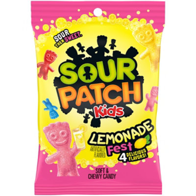 SOUR PATCH KIDS Lemonade Fest Soft & Chewy Gummy Candy - 8.02 Oz