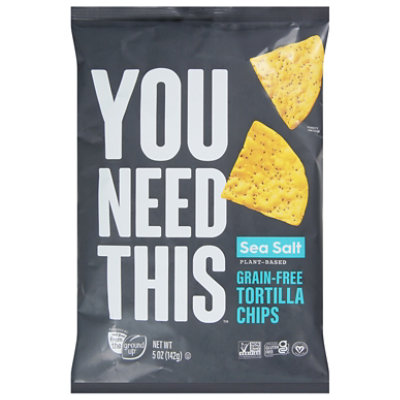 You Need This Grain Free Tortilla Chip Sea Salt - 5 OZ - Image 3