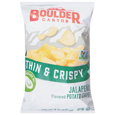 Boulder Canyon Thin & Crispy Jalapeño Potato Chips - 6 Oz - Image 3