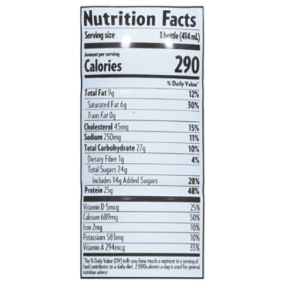 Darigold Fit Chocolate Milk  14fz - 14 FZ - Image 4