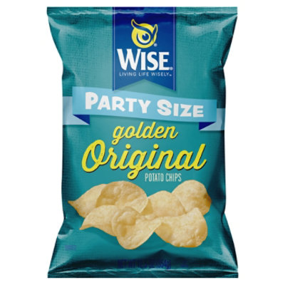 Wise Golden Original Potato Chips Party Size 12.5oz - 12.5 OZ - Image 3