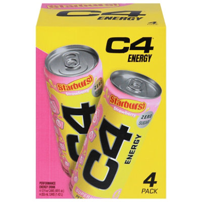 Cellucor C4 Energy Strawberry Starburst 4 Pk. 12 Fz - 48 OZ - Image 3