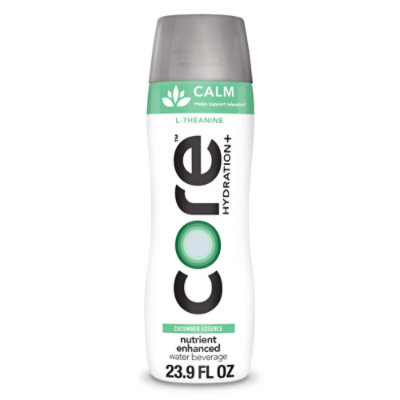 CORE Hydration+ Calm Cucumber Essence Nutrient Enhanced Water With LTheanine - 23.9 Fl. Oz. - Image 1