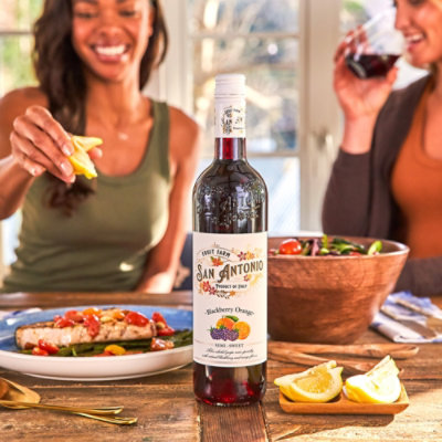 San Antonio Fruit Farm Blackberry Orange Bottle Wine - 750 M - Image 2