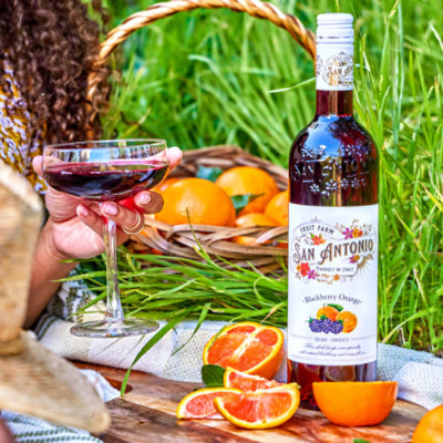 San Antonio Fruit Farm Blackberry Orange Bottle Wine - 750 M - Image 3