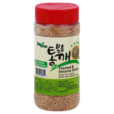 Jayone Spices Toasted Sesame Seeds - 8 OZ - Image 1