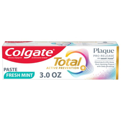 Colgate Total Plaque Pro-release Fresh Mint Toothpaste - 3 Oz - Image 1