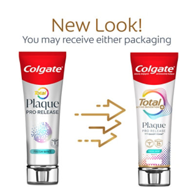 Colgate Total Plaque Pro-release Fresh Mint Toothpaste - 3 Oz - Image 2