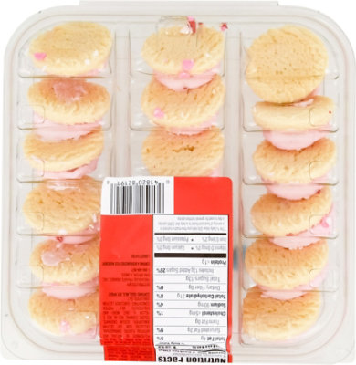 Valentine Pink Frosted Mini Sugar Cookies - 9.4 Oz - Image 6