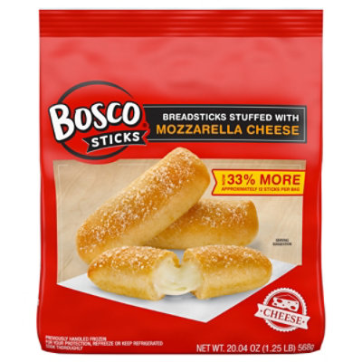 Boscos Pizza 4 Inch Breadstick Stuffed With Mozzarella Cheese - 20.04 OZ - Image 3