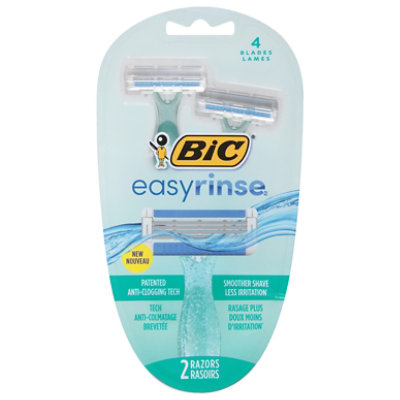 BiC Easyrinse 4 Blades Razors - 2 Count - Image 1
