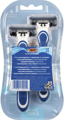 BiC 4 Blades Easyrinse Razors - 2 Count - Image 4