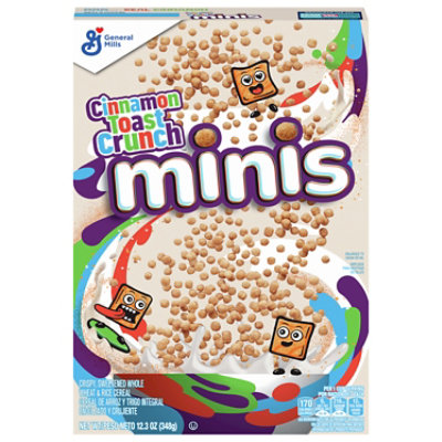 Cinnamon Toast Crunch Mini Breakfast Cereal Family Size - 12.3 Oz - Image 2