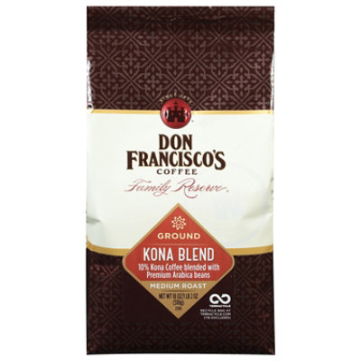 Don Francisco's Kona Blend Ground Coffee Large Bag - 18 OZ