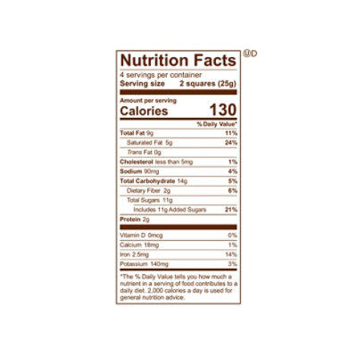 Fannie May Premium Dark Chocolate with Sea Salt Almond Tablet - 3.5Oz - Image 2