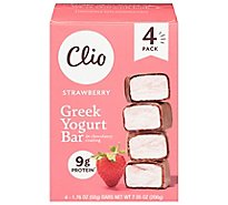 Clio Yogurt Greek Strawberry 4pkk Yogurt 4-pack- Strawberry, 7.05oz - 7.05 OZ