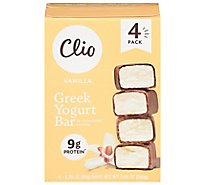 Clio Yogurt Greek Vanilla 4pkreek Yogurt 4-pack- Vanilla - 7.05 OZ