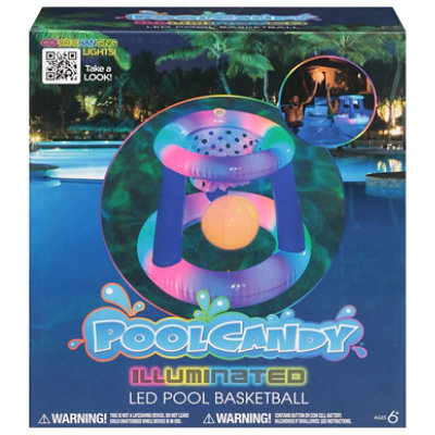 PoolCandy Illuminated LED Pool Basketball - Each - Image 1
