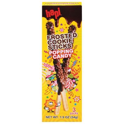 Hapi Cookie Frosted Sticks Popping Candy - 1.90 Oz - 1.9 OZ