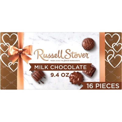 RUSSELL STOVER Valentine's Day Milk Chocolate Assortment Gift Box - 9.4 Oz - Image 1