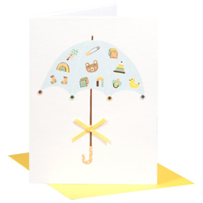 Papyrus Umbrella Baby Shower Card - Each - Image 3