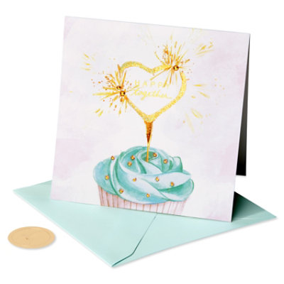 Papyrus Cupcake Happy Together Wedding Card - Each - Image 2