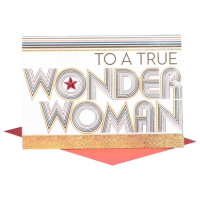 Papyrus Wonder Woman Thinking of You Card - Each - Image 3