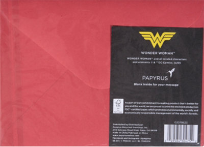 Papyrus Wonder Woman Thinking of You Card - Each - Image 4