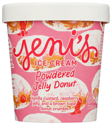 Jenis Splendid Ice Creams Powdered Jelly Donut - 16 OZ - Image 2