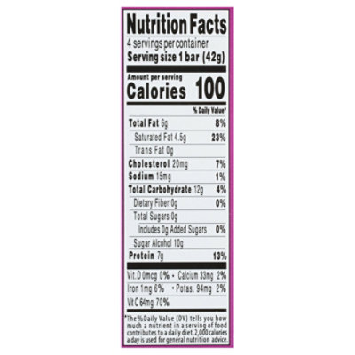 Clio Dark Chocolate Covered Mixed Berry Greek Yogurt Zero Sugar Bar - 4 - 1.48 Oz - Image 3