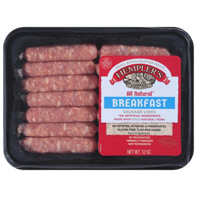 Hempler Pork Sausage Links 12oz - 6 OZ - Image 1