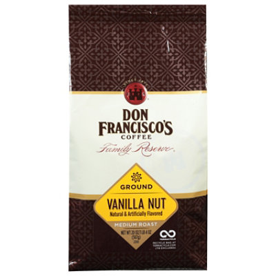 Don Franciscos Vanilla Nut Ground Coffee Large Bag 20 Oz. - 20 OZ - Image 3