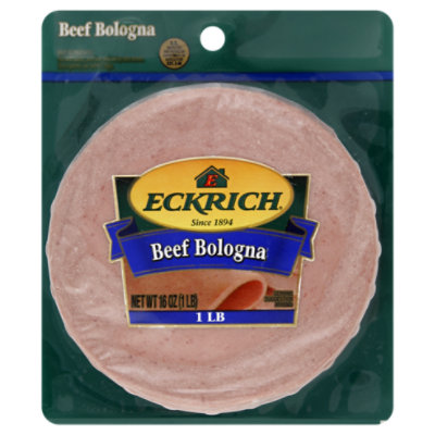 Eckrich Sliced Beef Bologna - 14 OZ - Image 1