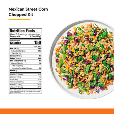 Taylor Farms Mexican Style Street Corn Chopped Salad Kit - 11.62 OZ