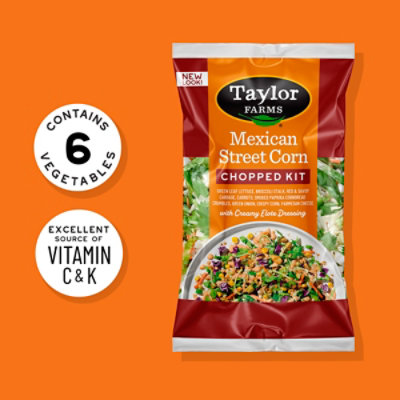 Taylor Farms Mexican Style Street Corn Chopped Salad Kit - 11.62 OZ