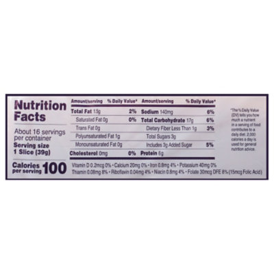 Schmidt Old Tyme Omega Me Crazy! Awesome White Protein Bread Loaf - 20 Oz - Image 3