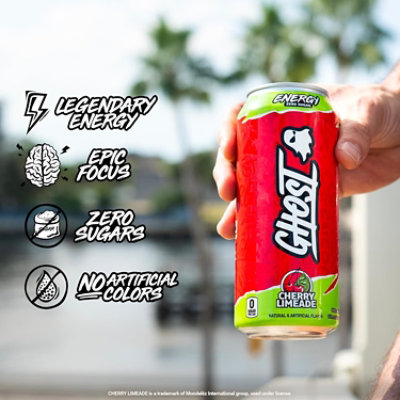 Ghost Cherry Limeade - 16 Oz - Image 5