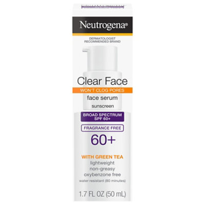 Ntg Clear Face Serum Snscrn Spf60 1.7fz - 1.7 FZ - Image 1