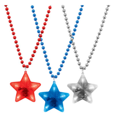 Patriotic LED Medallion Colors May Vary - Each - Image 1