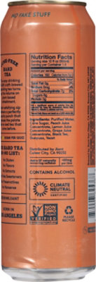 Jiant Hrd Tea Blk Tea Peach Ice Tea In Cans - 19.2 FZ - Image 5