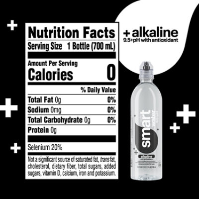 Smartwater Alkaline With Antioxidant 23.7fz - 23.7 FZ - Image 4