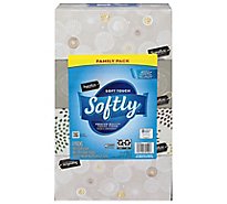Signature Select Softly Facial Tissue Box 4 Pack 160 Ct - 4-160 CT