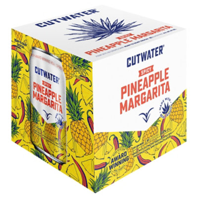 Cutwater Spicy Pineapple Tequila Margarita - 4-12 Fl. Oz. - Image 1