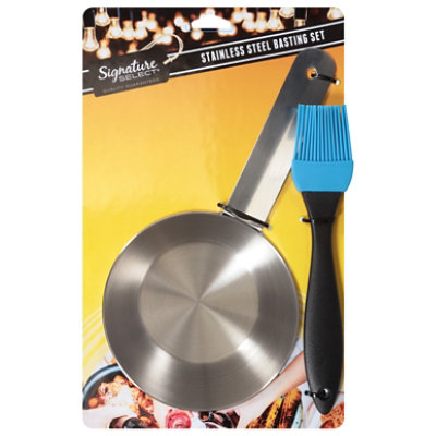 Signature SELECT Stainless Steel Basting Pan With Brush - Each - Image 3