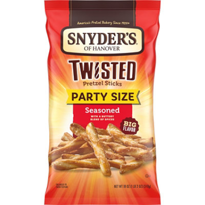 Snyder's of Hanover Seasoned Twisted Pretzel Sticks - 18 Oz - Image 1