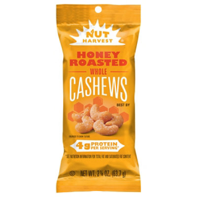 Nut Harvest Honey Roasted Cashews 2.25oz - 2.25 OZ - Image 3