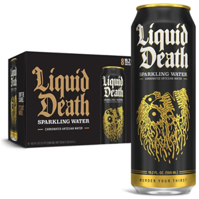 Liquid Death Sparkling Water - 8-19.2 FZ - Image 1